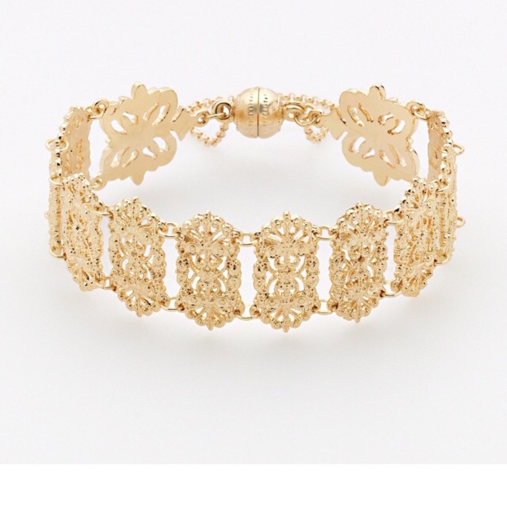 NWT LC by Lauren Conrad Filigree Cuff Bracelet